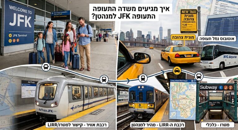 איך מגיעים מ JFK למנהטן