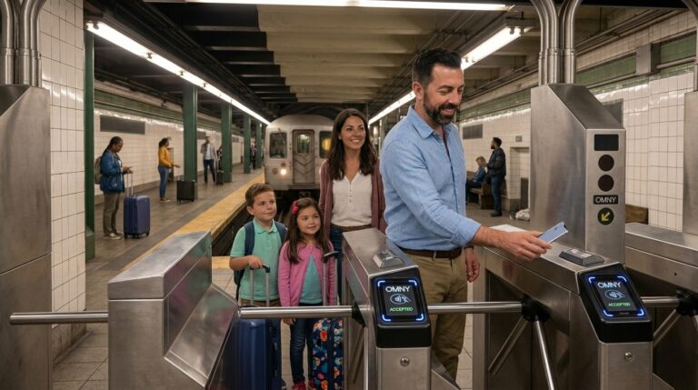תשלום ברכבת התחתית בניו יורק